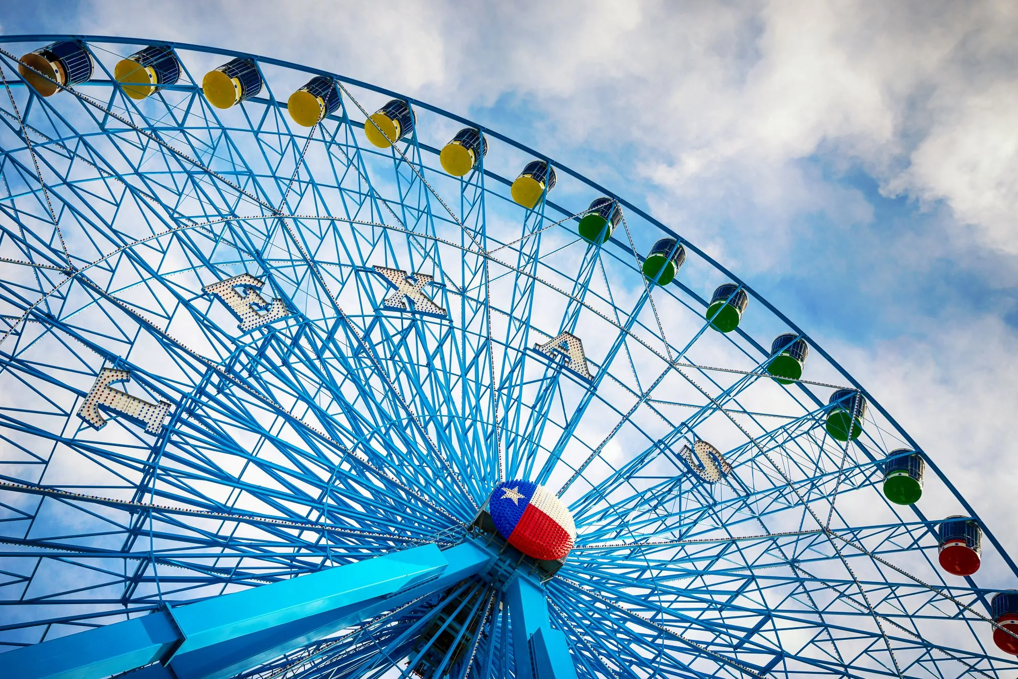 The Texas Star ferris wheel at the State Fair of Texas, one of the bigger events near Lake Lewisville, about an hour from the ranch
