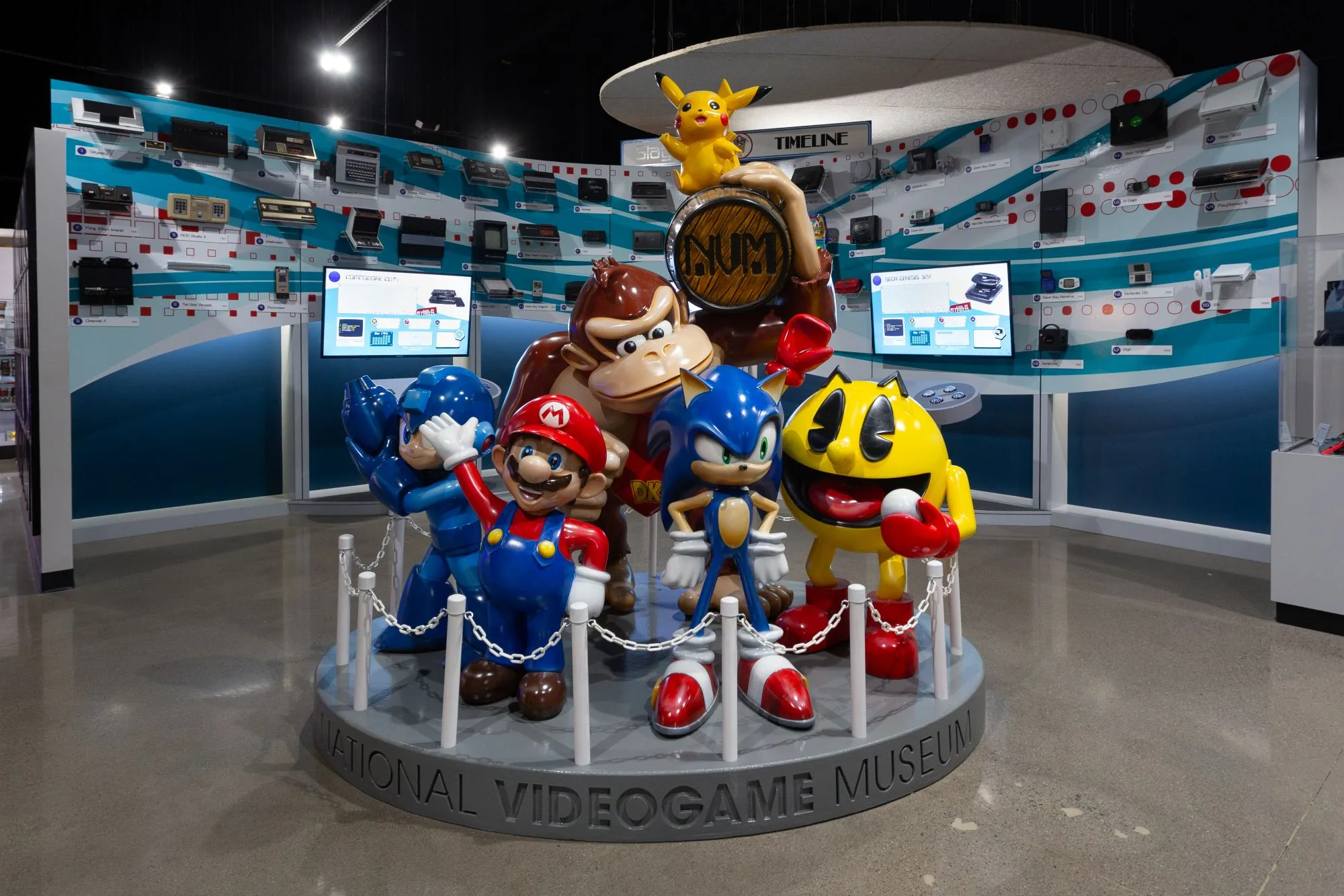 The National Videogame Museum in Frisco, one of the things to do near Lake Lewisville, about 25 minutes from the ranch